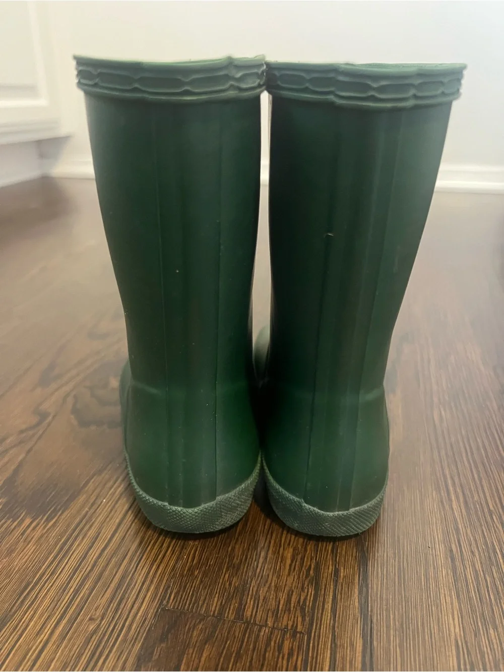 Hunter Classic Kids Green Rain Boots